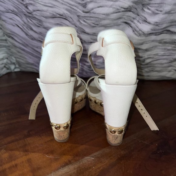 Via Spiga Platform Wedge Sandals - Picture 5 of 9